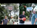 I replaced my childhood basketball hoop after 20 years