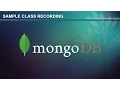 MongoDB Tutorial MongoDB Classes MongoDB Tutorial for Beginners Easylearning Guru