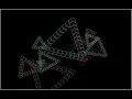 drawing random penrose triangles using turtle graphics and python