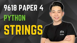 Python Strings A Level Computer Science 9618 Paper 4
