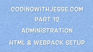 HTML Webpack Setup -