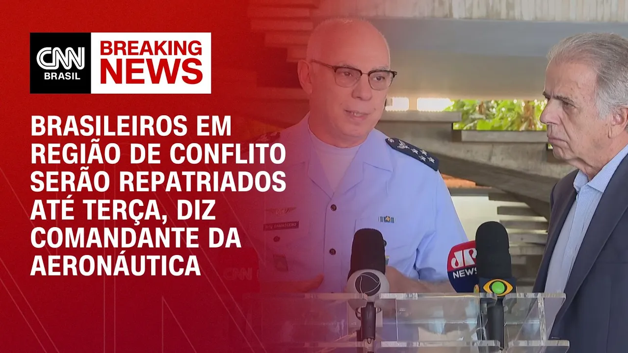 Brasileiros em região de conflito serão repatriados até terça, diz comandante da Aeronáutica | AGORA