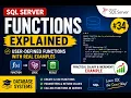 SQL Server Functions Explained User-Defined Functions with Real Examples Database Systems