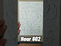 Hour 602 - form, technical skill #art #drawing #shorts #10000hrs #practice #perspective #learning