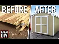 Building a pre-cut wood shed - What to expect