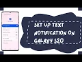 Download Lagu How To Set Up Text Notification On Galaxy S20