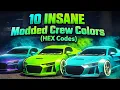 10 Modded Crew Colors HEX Codes GTA Online Bright Dark Chrome Glow in Dark