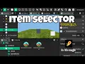 How to create Item Selectors System in it s magic engine