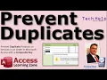 Prevent Duplicate Products or Services in an Order in Microsoft Access with a Composite Key