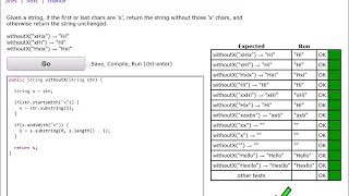 CodingBat Java withoutX
