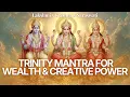 Lagu This Trinity Mantra Unlocks Wealth, Wisdom \u0026 Creative Power | Lakshmi x Krishna x Saraswati