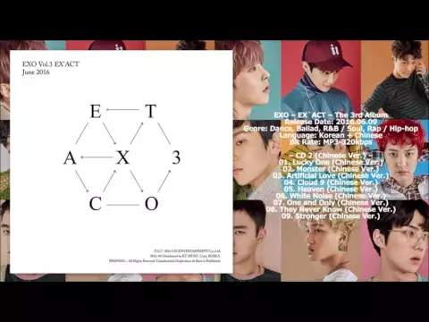Download MP3 [MP3/DL] EXO - White Noise (Chinese Version) [EX'ACT - The 3rd Album]