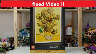 LEGO Art 31215 Vincent van Gogh – Sunflowers - fixed Video - LEGO Speed Build Review