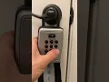 Tenant guide Opening lockbox Master Lock push button