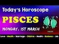 Aj Ka Din Kaisa Rahe Ga Pisces Daily Horoscope Horoscope Today Aj Ka Din 01 March 2022