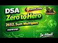 LeetCode 2652 Sum Multiples Easy Java Solution DSA Zero to Hero