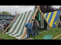 Modern Viking Tent Setup