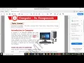 VI Computer components Unit 1 Part 1