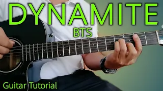 Download How to Play DYNAMITE by BTS | Easy Guitar Chord Tutorial MP3