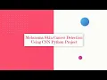 Skin Cancer Detection Using Python OpenCV Tensorflow Skin Cancer Classification IEEE Project Code