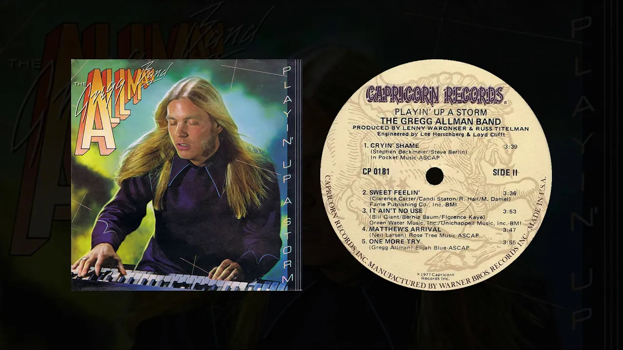 The Greg Allman Band - Cryin' Shame The Greg Allman Band - Cryin' Shame
