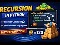 Recursion in python Recursive function in Python