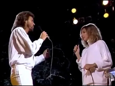 Download MP3 Barbra Streisand & Barry Gibb - Guilty - Live 1986 HQ - (With lyrics in Description)