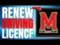How to RENEW Maryland Driver s License ONLINE EASY GUIDE 2025