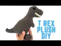 T Rex dinosaur plush DIY Stuffed animal dinosaur doll for kids diy