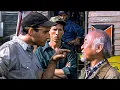 Miyagi wrecks 3 rednecks at the gas station The Next Karate Kid CLIP