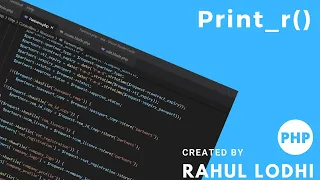 PHP Tutorial - print