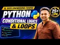 Python Conditional Statements Loops Explained if elif for while Loop Data Engineering