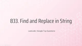 Leetcode 833 Find and Replace in String Python