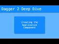 Dagger 2 Deep Dive - Creating the Application Component