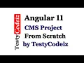 Angular 11 Project from Scratch Angular Blog project from Scratch Blog Project in Angular Part 2