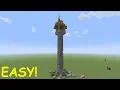 Minecraft How To Build A WIZARD TOWER Tutorial EASY