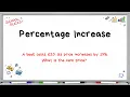 Percentage Increase For People Who HATE Maths
