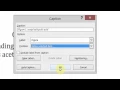 MS Word 2013 Figure captions Table of Figures
