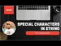Special characters Finding in String - All Approaches