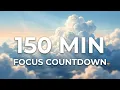 2 Hour 30 Minute Silent Focus Timer Long Study Session Deep Work Countdown