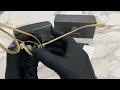 Versace Eyeglasses Model-VE1266 Color-1410 Matte Gold
