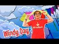 Windy Day - Exercise Song for prek and kindergarten