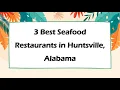 3 Best Seafood Restaurants in Huntsville Alabama Seafood Cuisine