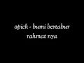 Download Lagu Lirik description || Ost gali lobang  tutup lobang | opick - bumi bertabur rahmat nya