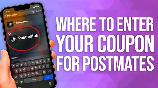 How To Enter A Coupon On Postmates Save Money On Your Order