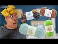 YARN SNOB REVIEWS Lion Brand Test Yarns from JOANN I HOPE THEY KEEP THESE ONES TL YARN CRAFTS