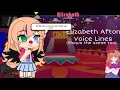 Elizabeth Afton Voice Lines Fnaf Afton Family Elizabeth Afton