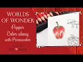Coloring Tutorial Worlds of wonder by Johanna Basford Pepper Vegetables page