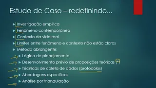 Metodologia da Pesquisa Científica Metodologia Estudo de Caso