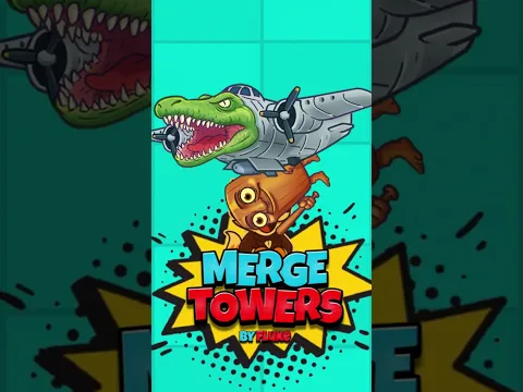 Merge Towers New Game🔥Most Game Ever! #shorts #brainrot #mergefellas